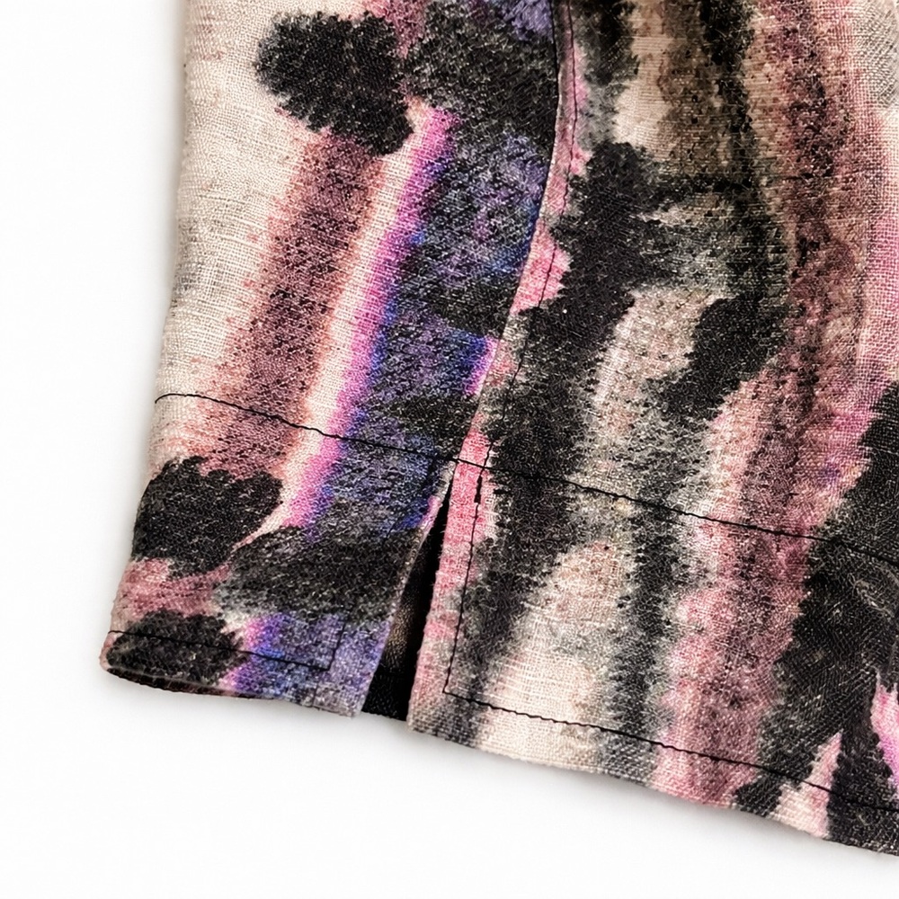 Bitte Kai Rand 1981 Abstract Linen Swing Dress | Size Small | NWOT - Picture 4 of 10